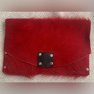 Belt bag- never used. Red cowhide.